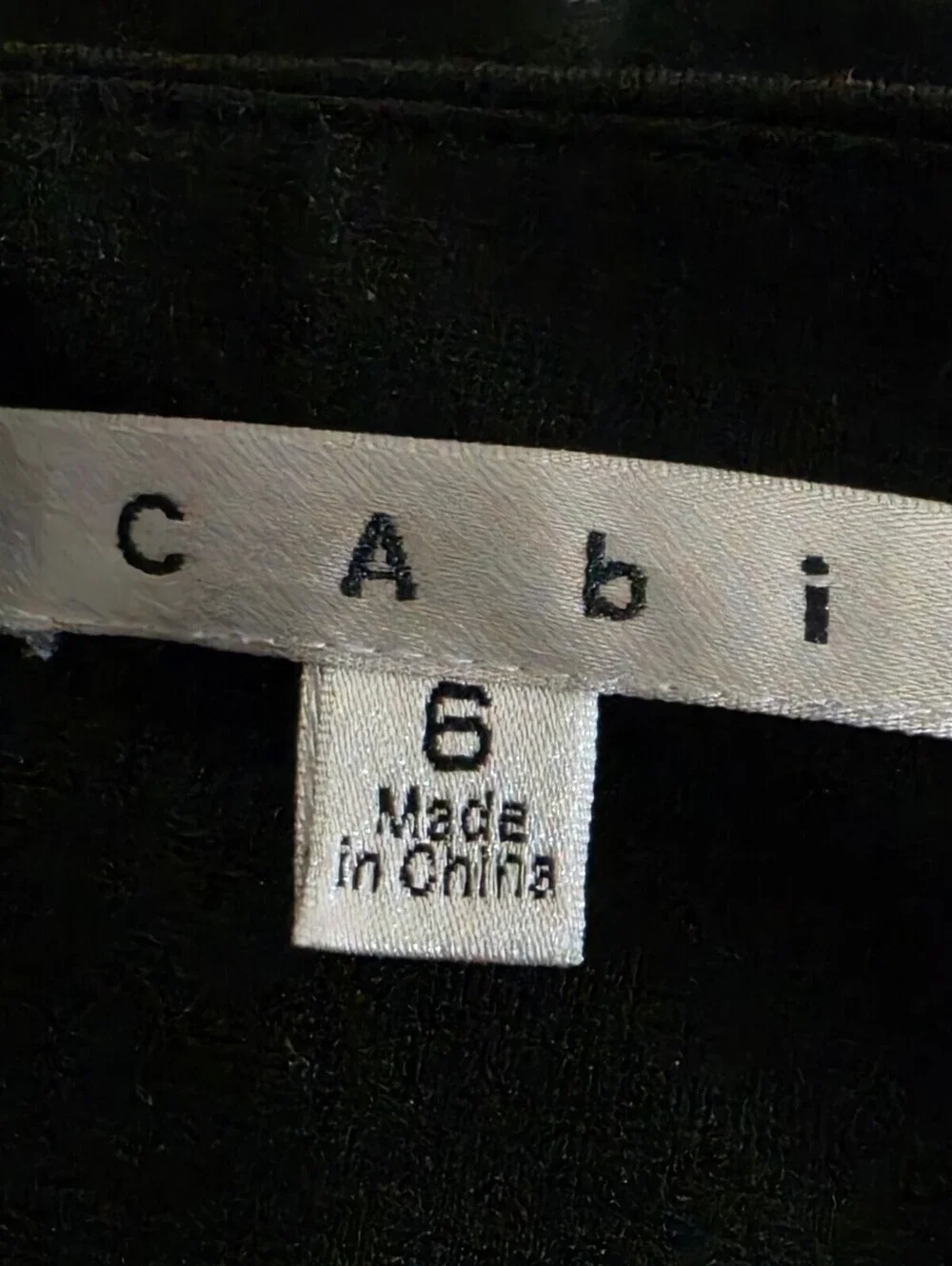 Cabi Black Pencil Skirt Size 6 Rayon Nylon Spandex Blend